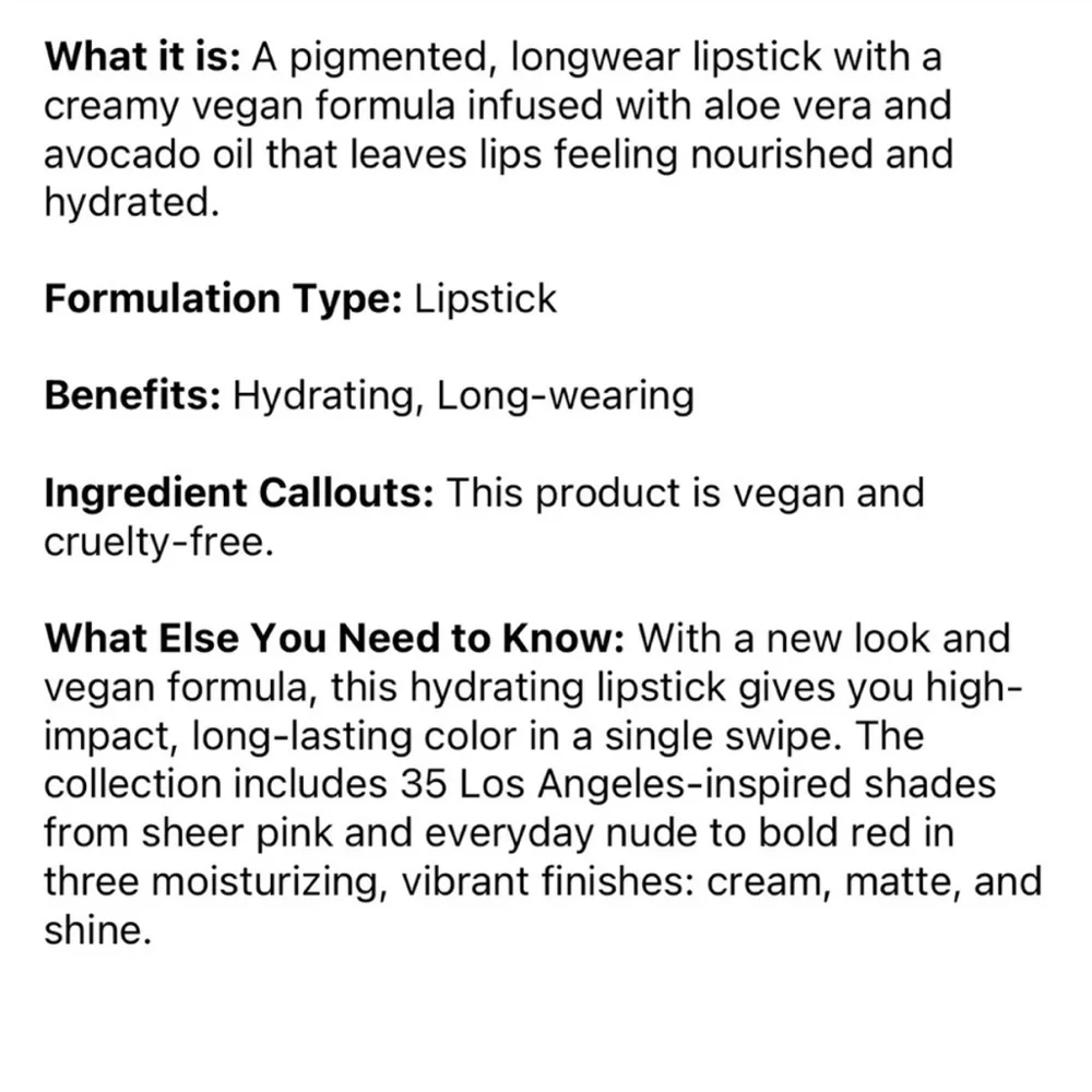 Urban Decay Vice Hydrating Lipstick “Naked”